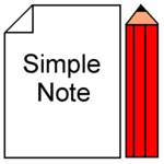 Logo of Simple Note android Application 